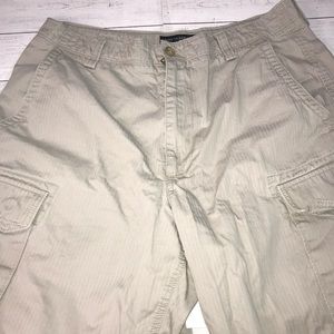 Banana Republic Outlet- Cargo Shorts Sz 36 Tan 4 pocket